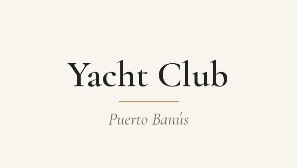 Logo Yacht Club – partenaire de La Maison Banus